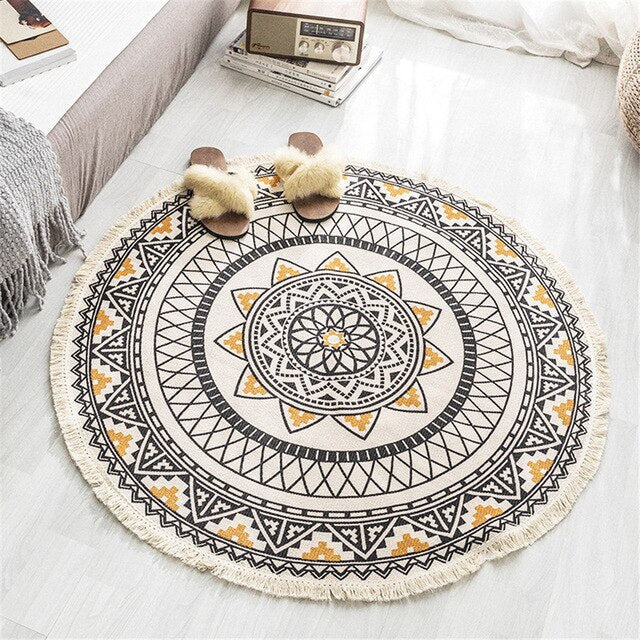 BowLift | Mira Mandala Accent Rug