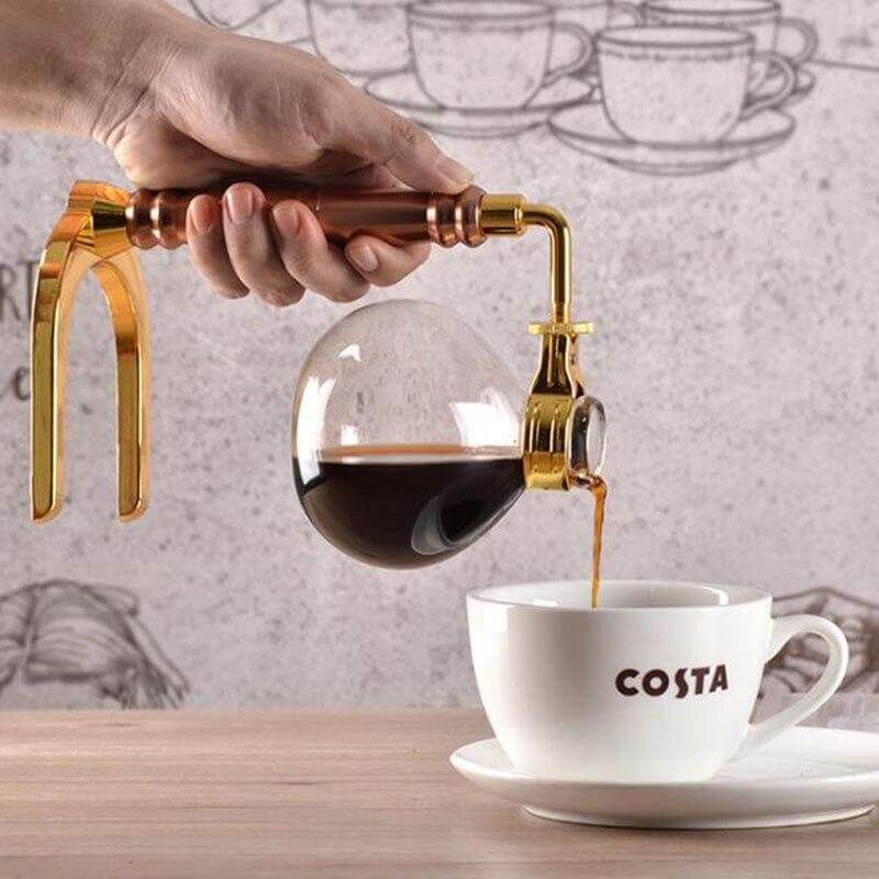 BowLift | Elegant Glass Siphon Coffee Maker