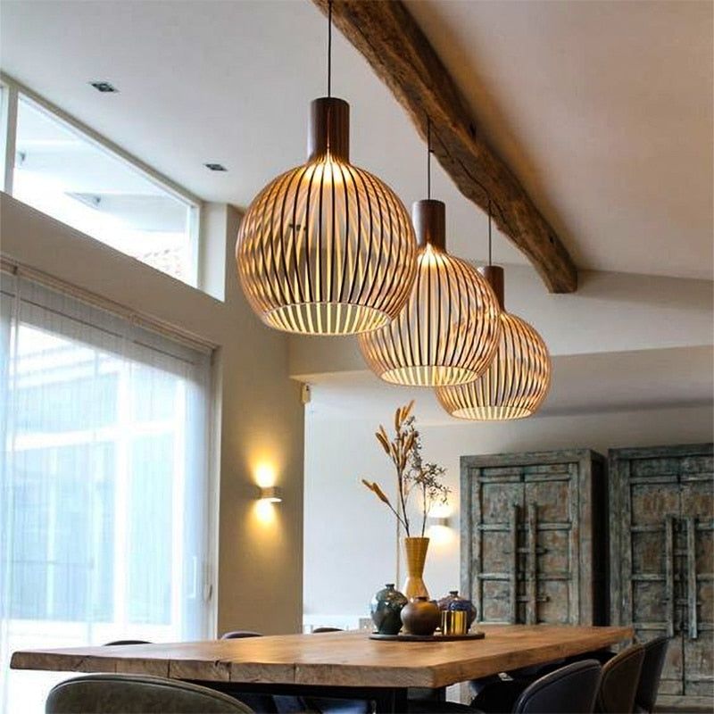 BowLift | Handmade Wooden Pendant Light