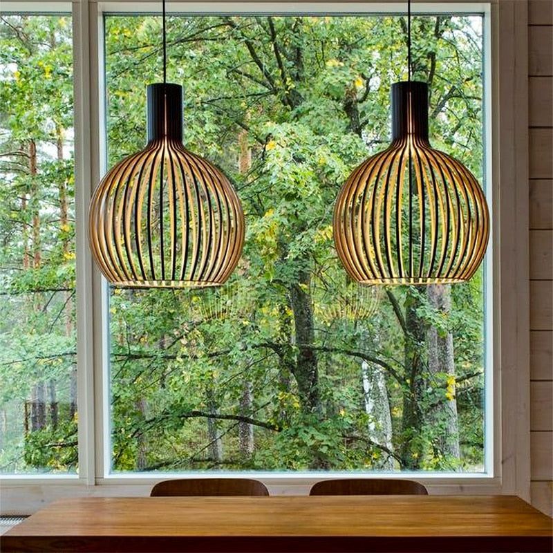 BowLift | Handmade Wooden Pendant Light