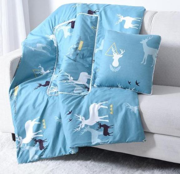 BowLift | 2In1 Colorful Cartoon Pillow Blanket