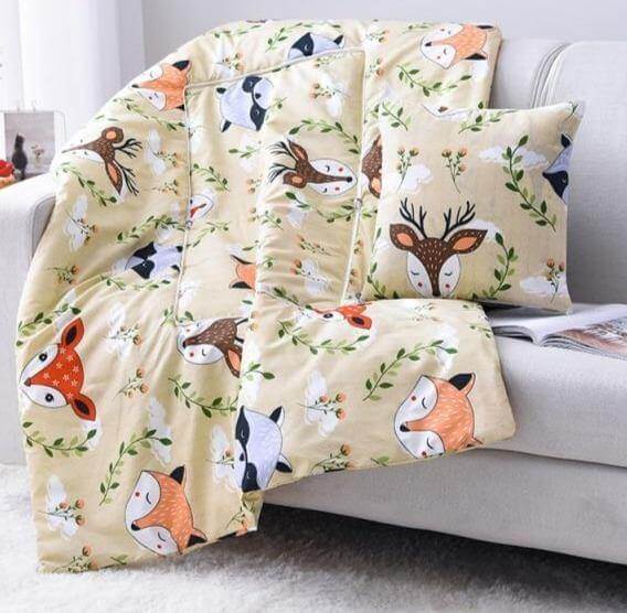 BowLift | 2In1 Colorful Cartoon Pillow Blanket