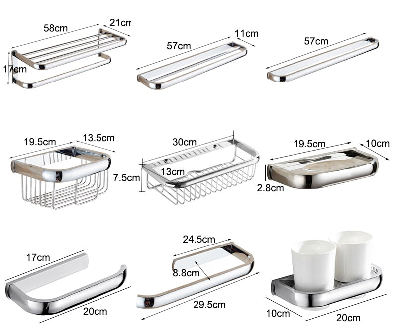 BowLift | Original Bathroom Hardware Set