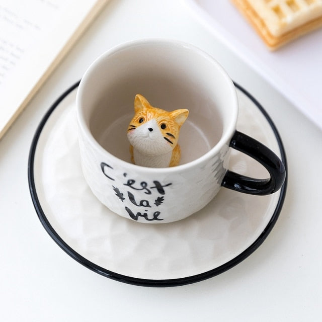 BowLift | 3D Cute Pet Ceramic Mug