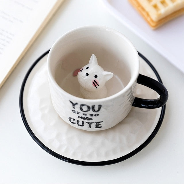 BowLift | 3D Cute Pet Ceramic Mug