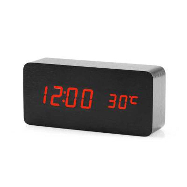 BowLift | Digital LED Alarm Clock | Voice Control, Clear Display & Modern Design for Bedroom Use