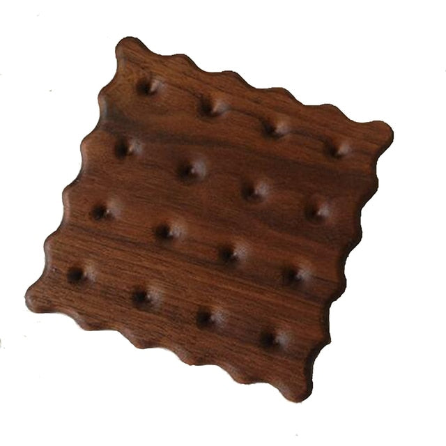 BowLift | Biscuit Shape Wooden Coaster Placemat