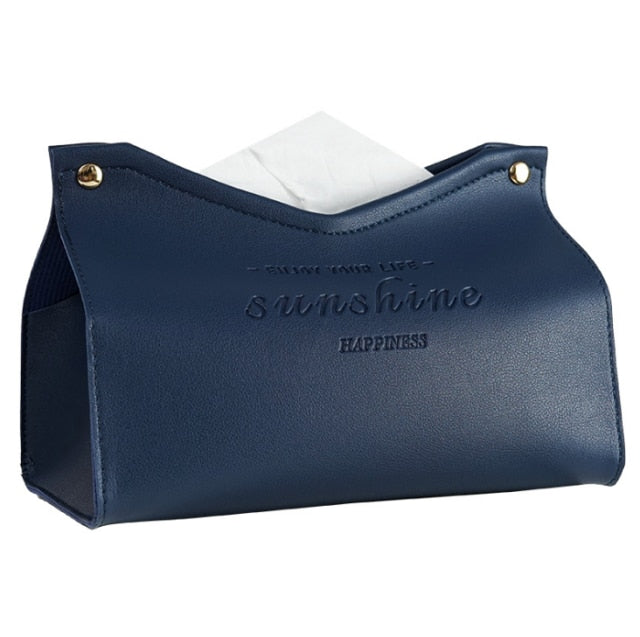BowLift | Logan Faux Leather Tissue Box