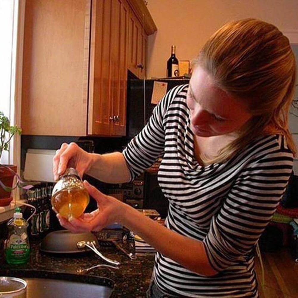BowLift | Honeycomb Jar Honey Dispenser