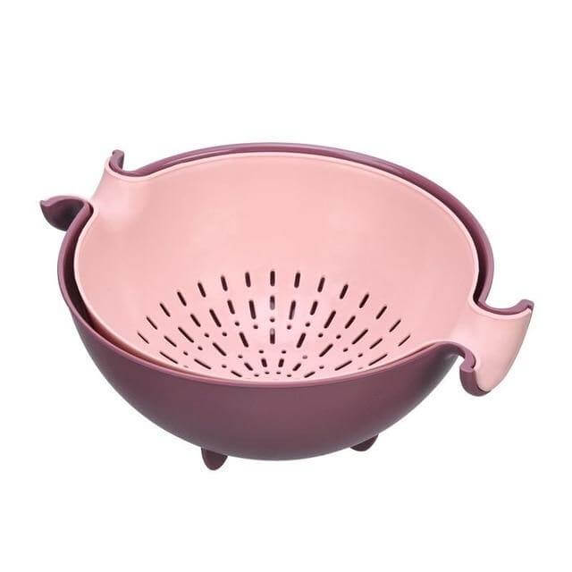 BowLift | Pastel Double Drain Basket Bowl