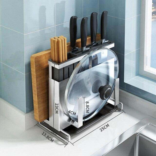 BowLift | Stainless Steel Kitchen Utensils Organizer Drying Rack
