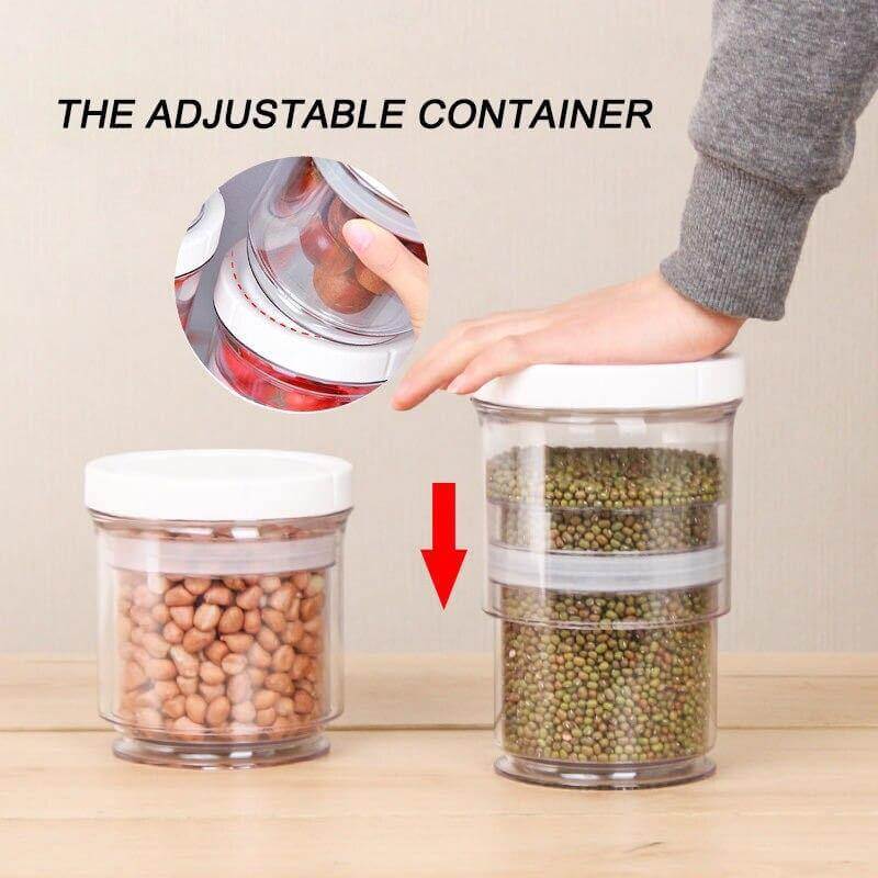 BowLift | Compressible Pantry Organizer Food Jar