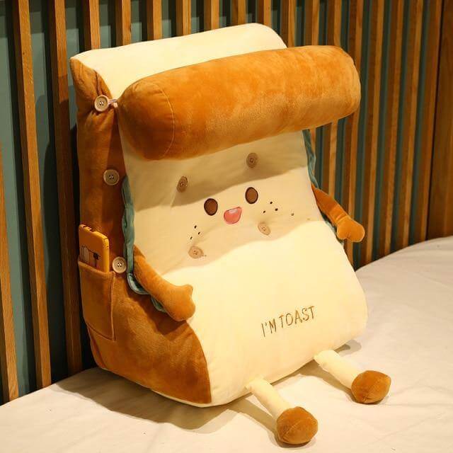 BowLift | I AM TOAST Cute Bedside Comfy Washable Pillow