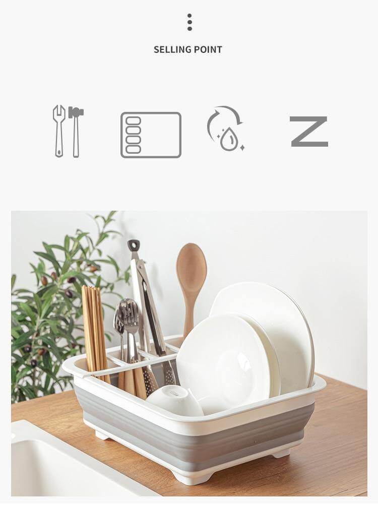 BowLift | Foldable Easy Dish Drying Rack