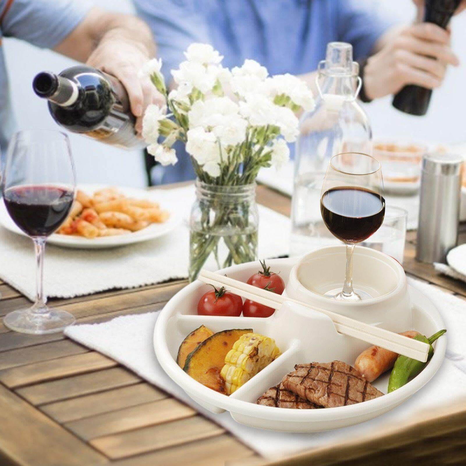 BowLift | Portion Control Divided Food Plate