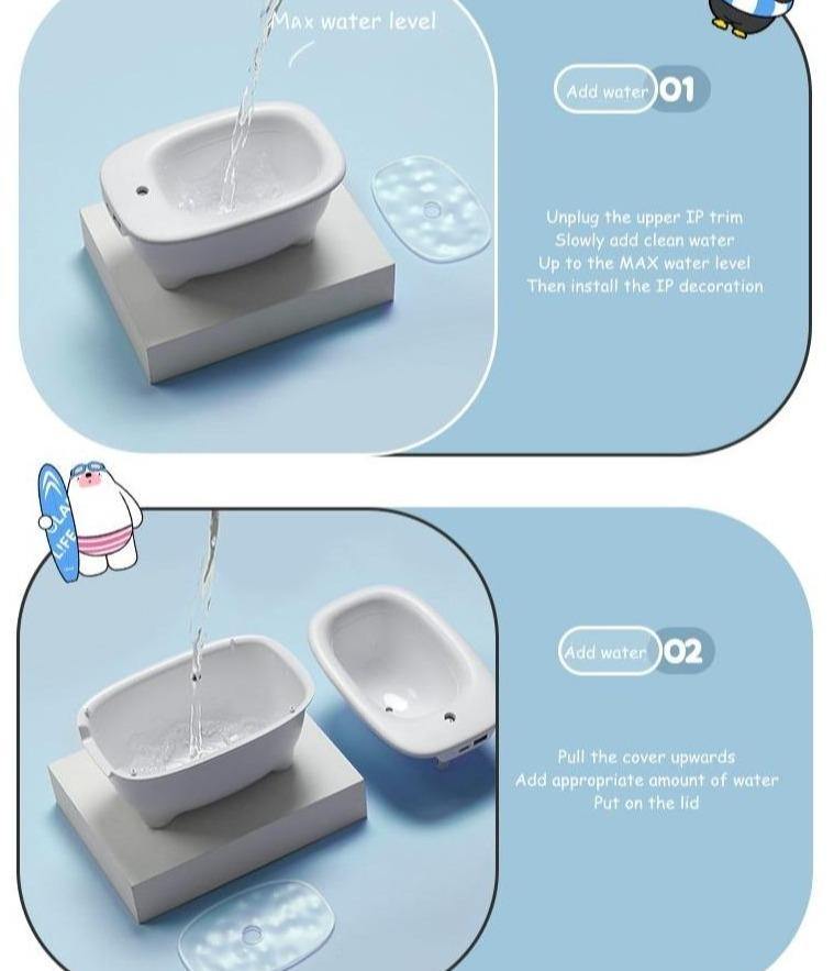 BowLift | Polar Bear Bathtub Air Humidifier