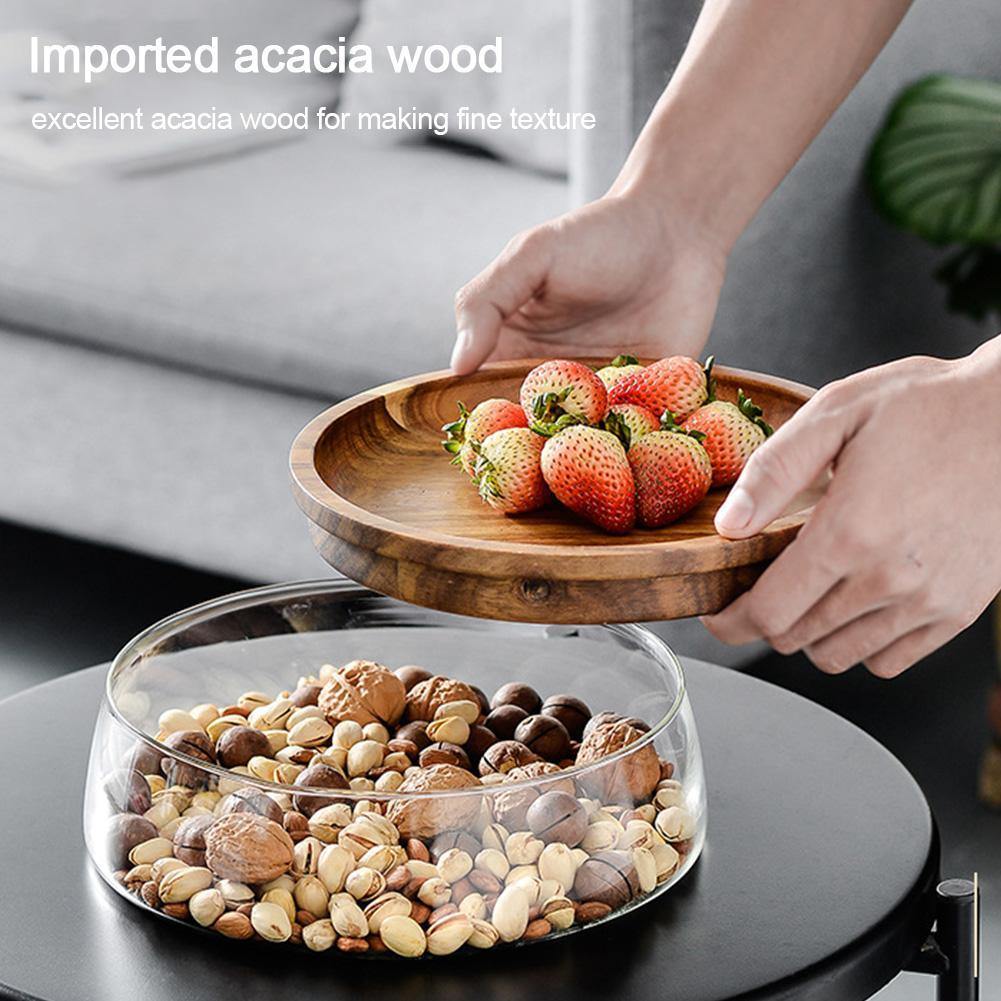 BowLift | Elegant Glass Bowl Dried Food Storage Box