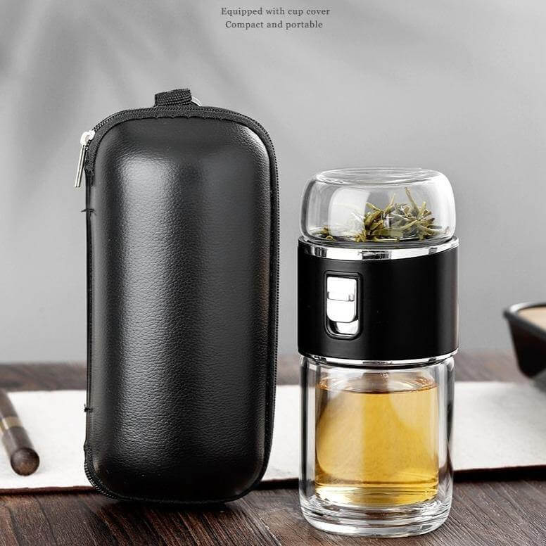 BowLift | Double Glass Portable Eco-Friendly Tea Infuser