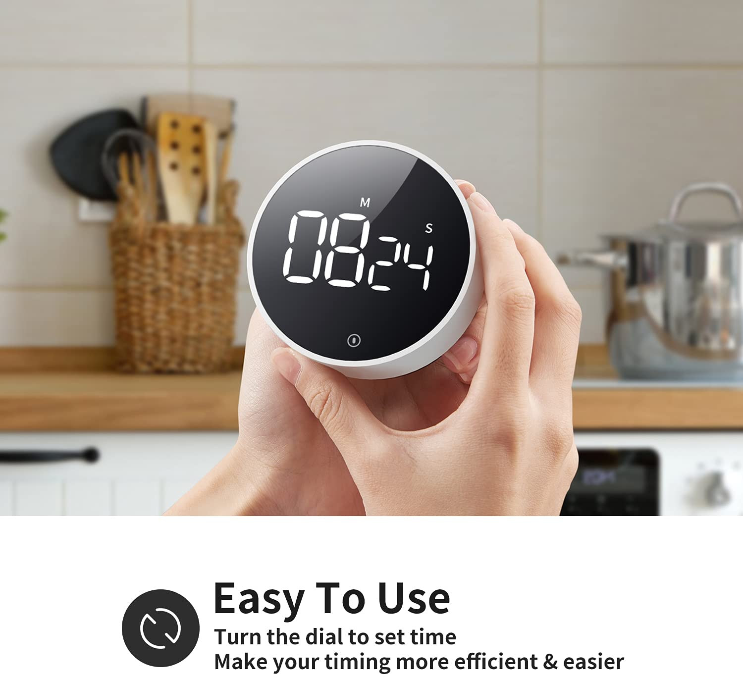 BowLift | Digital LED Magnetic Kitchen Timer