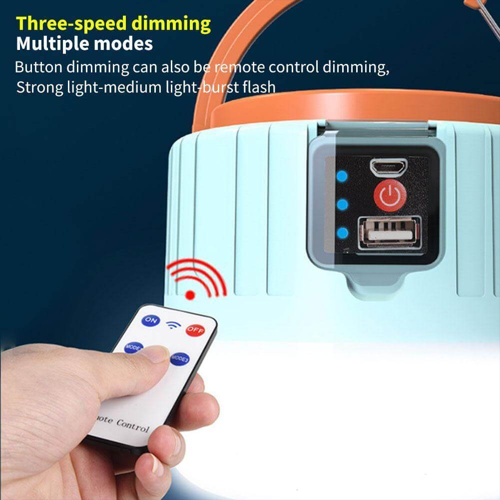 BowLift | Weatherproof Solar Rechargeable Camping LED Lamp