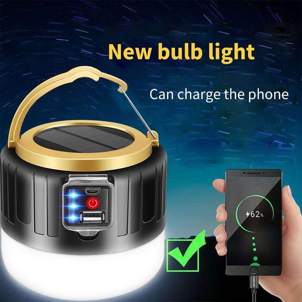 BowLift | Weatherproof Solar Rechargeable Camping LED Lamp