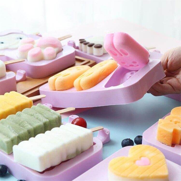 BowLift | Silicone Cartoon Homemade Ice Cream Molds