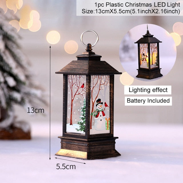BowLift | Holiday Christmas Noel Snowman Lantern