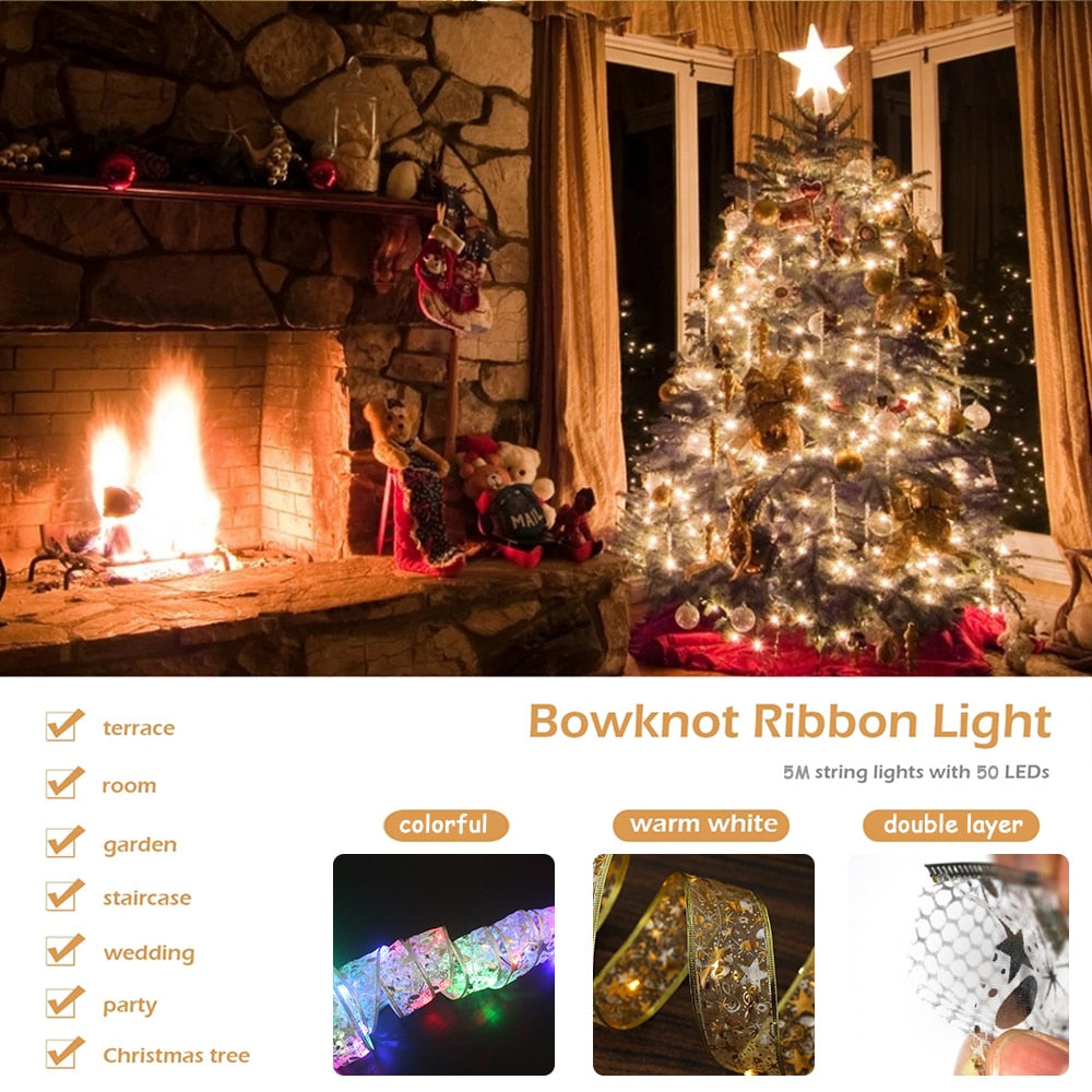 BowLift | Double Layer Fairy Christmas Tree Light