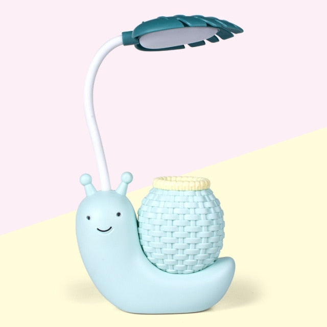 BowLift | Snail pencil holder desk lamp children