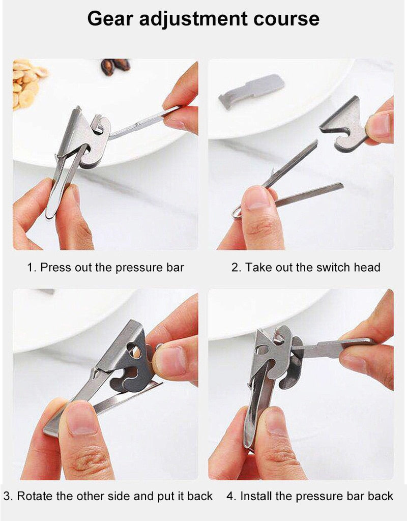 BowLift | Stainless Steel Manual Seed Peeler