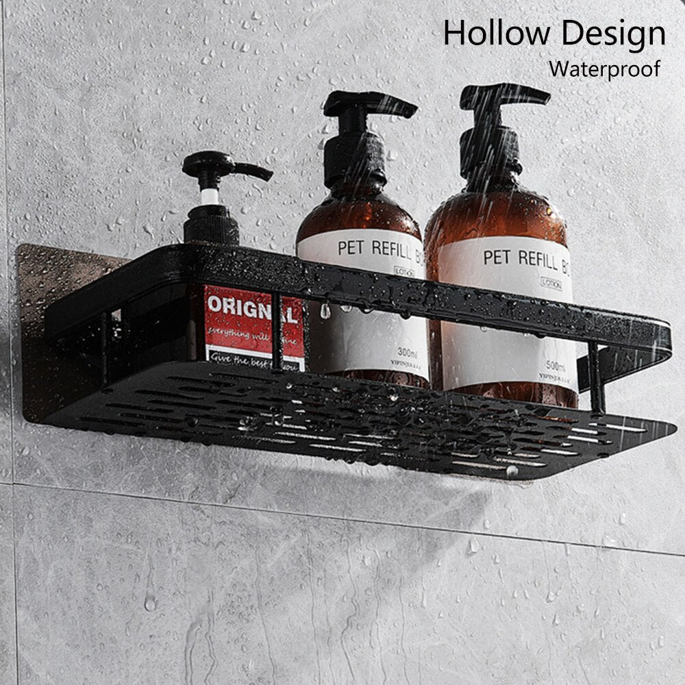 BowLift | Metal Suction Cup Bathroom Shelves