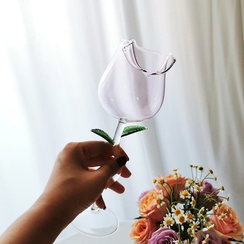 BowLift | Rose Shape Elegant Wine Glass