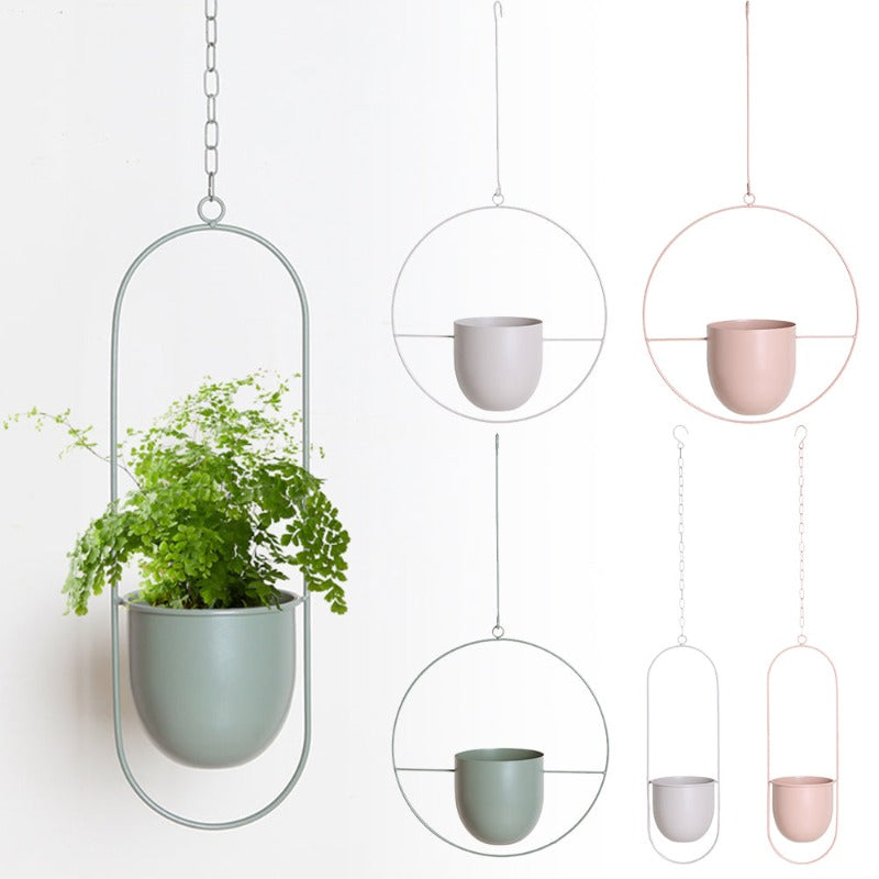 BowLift | Gardudu Vivienne Hanging Plant Pot Holder Made of Metal