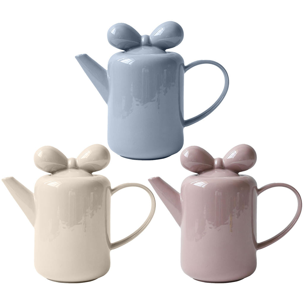 BowLift | Bow Knot Design Porcelain Tea Pot