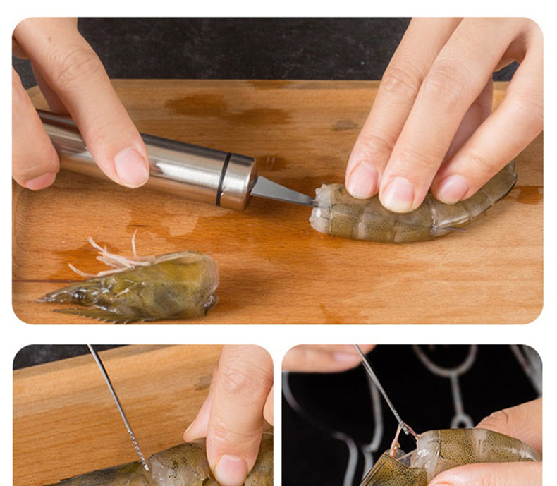 BowLift | Shrimp Cleaner Stainless Steel Cutter
