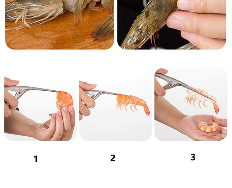 BowLift | Shrimp Cleaner Stainless Steel Cutter