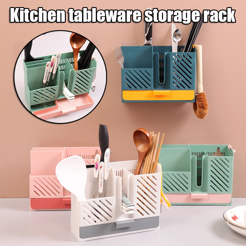 BowLift | Wall-Mounted Kitchen Cutlery Drainer Storage