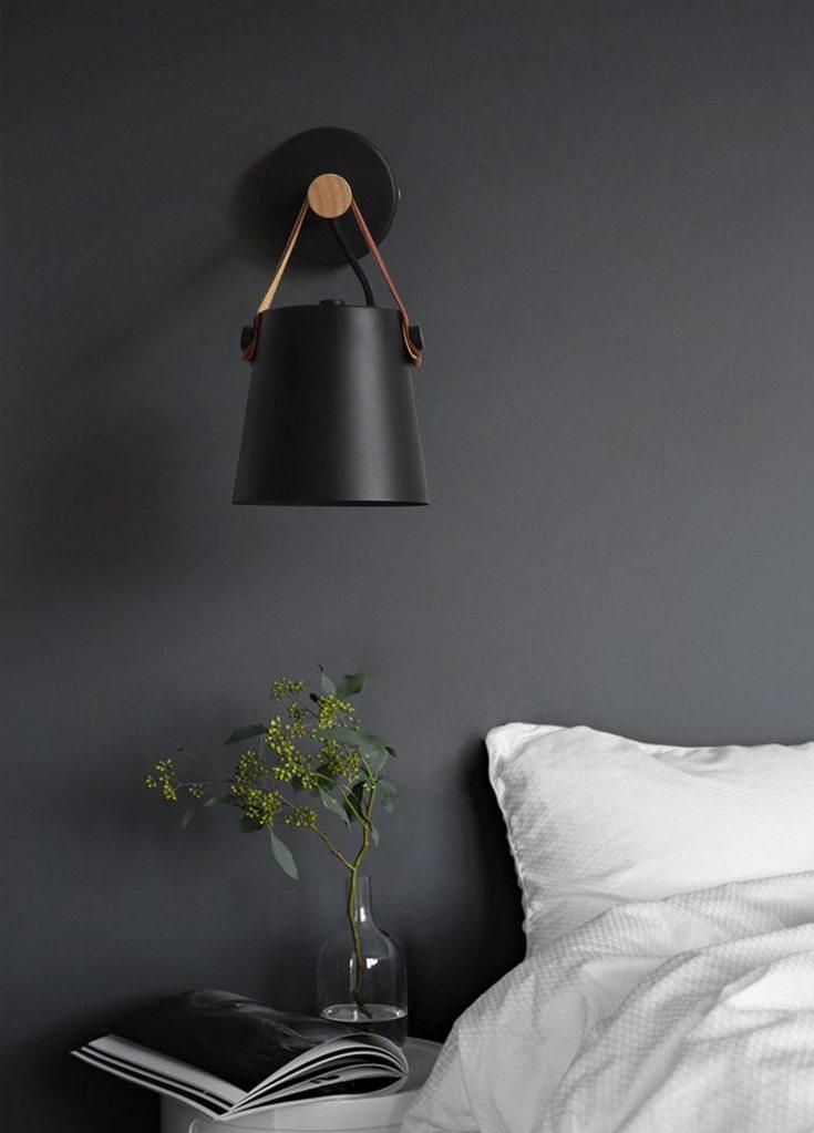 BowLift | Wood Nordic Hanging Wall Lamp
