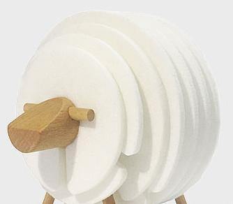 BowLift | Sheep Shape Anti Slip Drink Coasters
