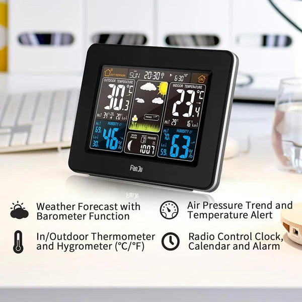 BowLift | Premium Wireless Home Weather Station – Accurate Indoor & Outdoor Monitoring