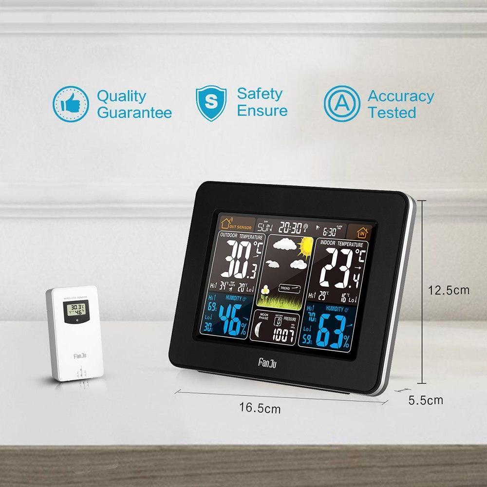BowLift | Personal Home Weather Station | Wireless Indoor/Outdoor Temperature & Humidity Monitor for Accurate Weather Forecasting