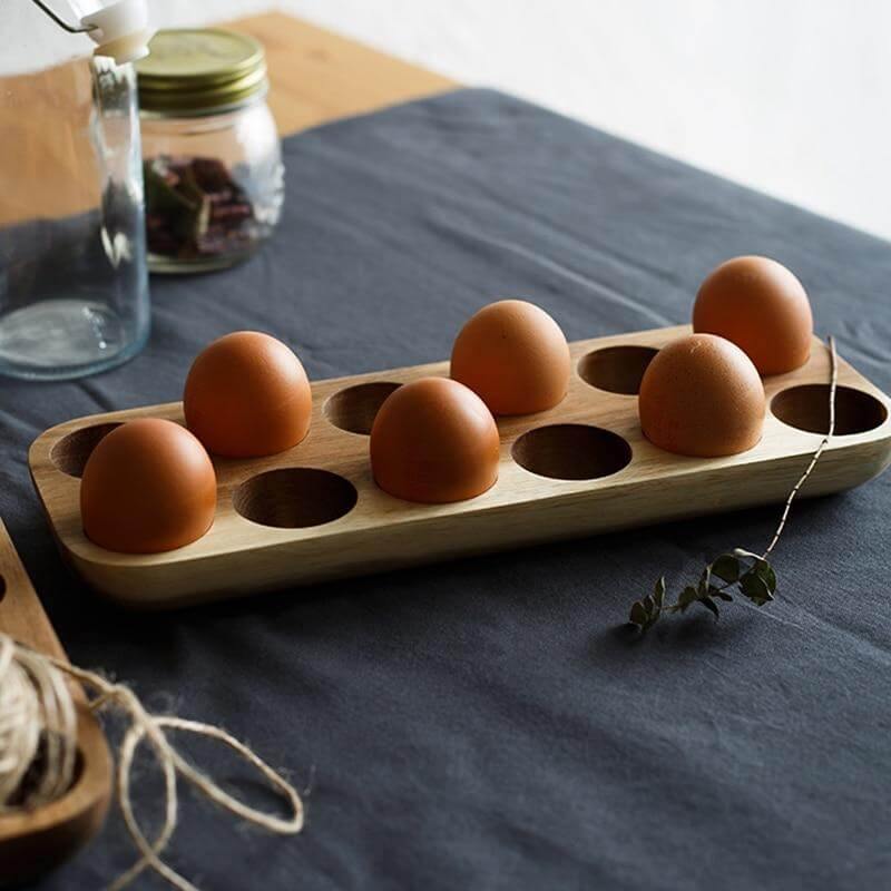 BowLift | Wooden Japanese Style Egg Storage Box