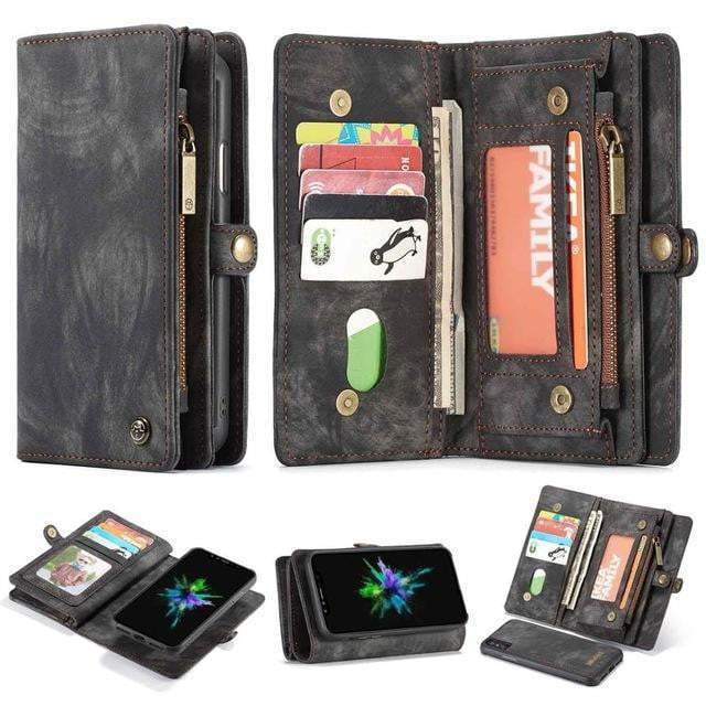 BowLift | Detachable Genuine Leather Magnetic Flip Cover Phone Case