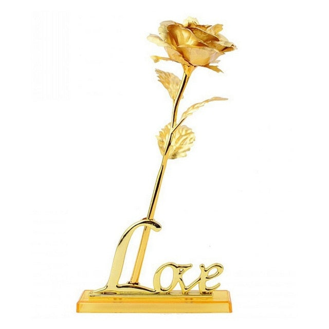 BowLift | 24k gold-plated rose | Including certificate and luxurious gift box