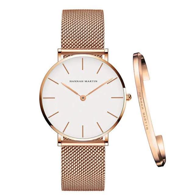 BowLift | Hannah Martin Women’s Watch with Adjustable Stainless Steel Band
