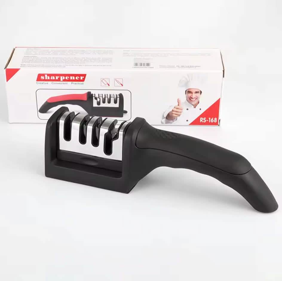 BowLift | Professional Knife Sharpener 4 Stage Stone Tungsten Diamond Ceramic Tool