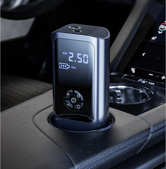 BowLift | PowerPump Wireless Air Compressor – 150 PSI Tire Pump with Digital Display & LED