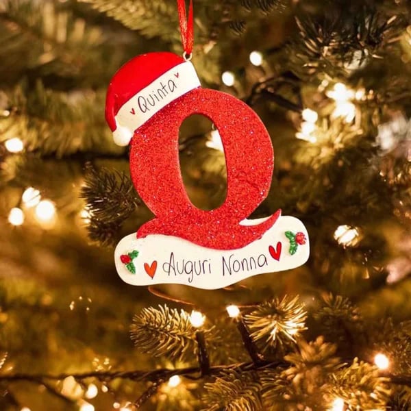 BowLift | Personalized Christmas 24 Letters Ornaments