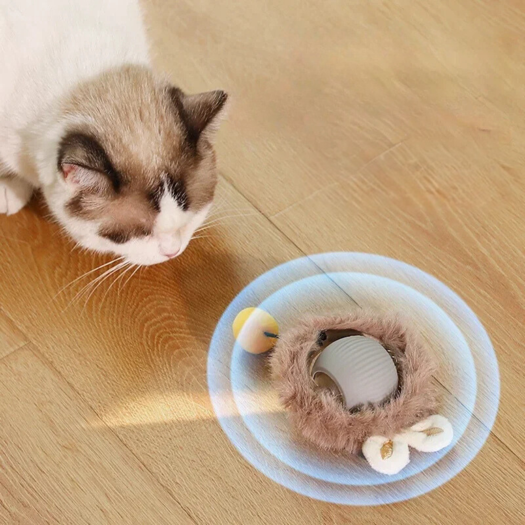 BowLift | Interactive Rolling Ball Toy with Tail for Cats