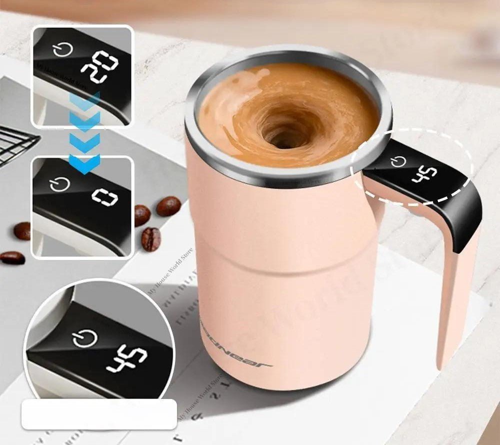 BowLift | Coffee Mug Self Stirring with Temperature Display